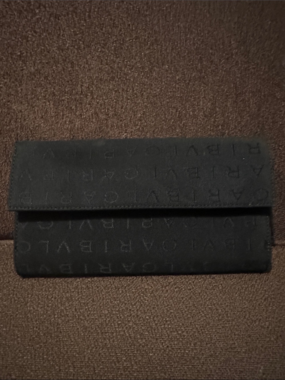 Bvlgari Logomania Black Canvas & Leather Continental Long Wallet.